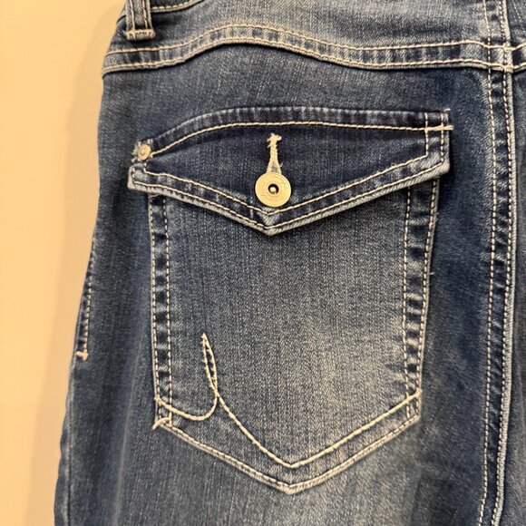 INC International Concepts BOOT LEG CURVY FIT-SHORT (SIZE 6S) JEANS - Picture 4 of 5